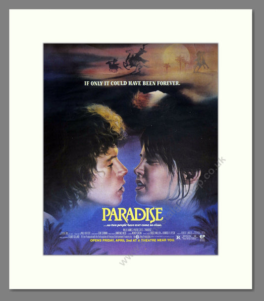 Paradise - Phoebe Cates. Vintage Advert 1982 (ref AD302207)