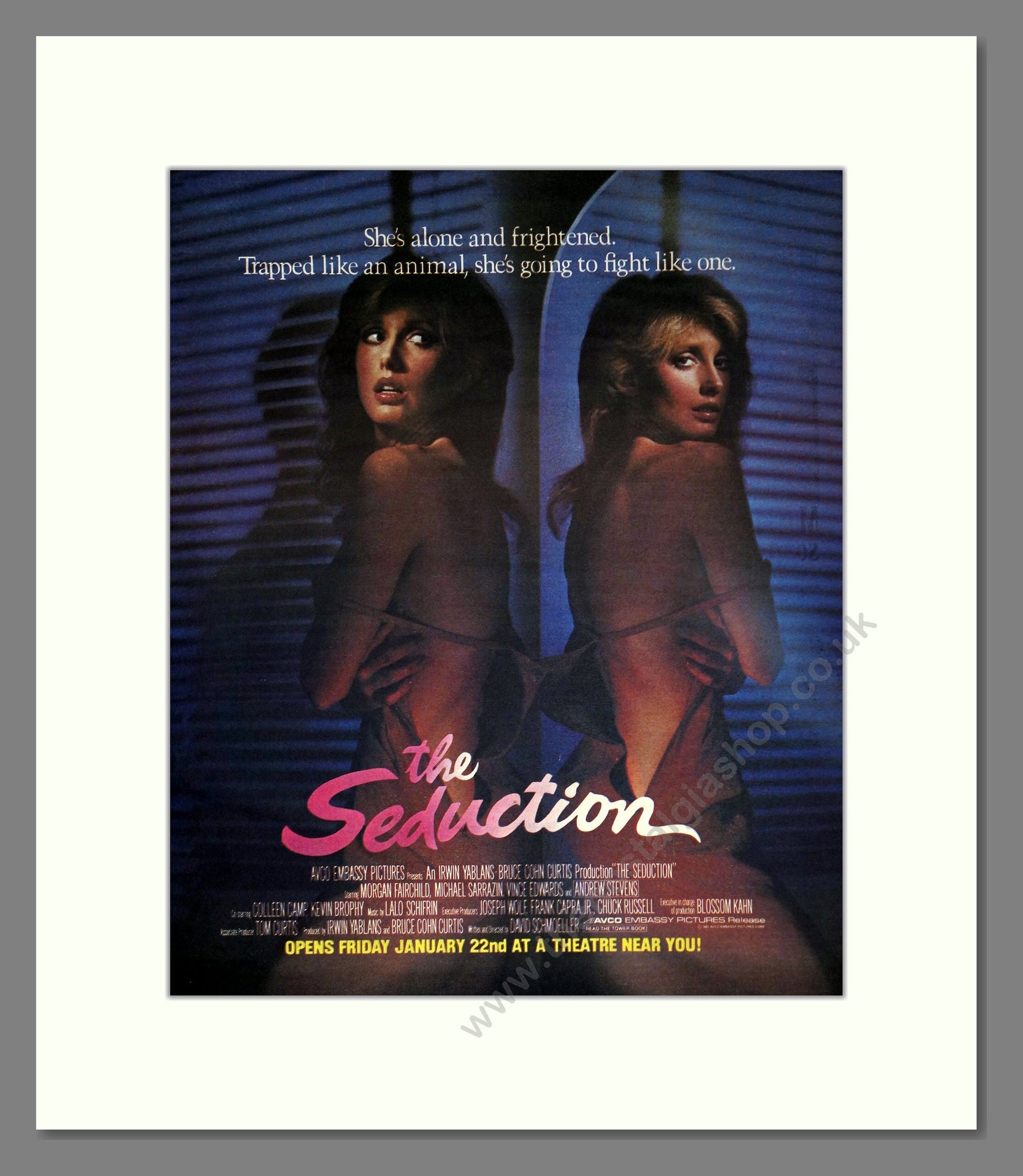 Seduction (The) - Morgan Fairchild. Vintage Advert 1982 (ref AD302213)