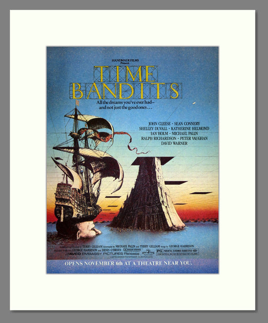 Time Bandits - Terry Gilliam. Vintage Advert 1981 (ref AD302226)