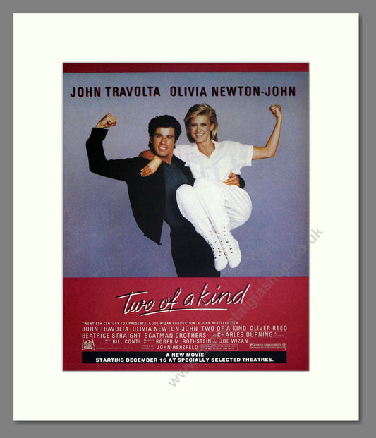 Two Of A Kind - John Travolta. Vintage Advert 1983 (ref AD302238)