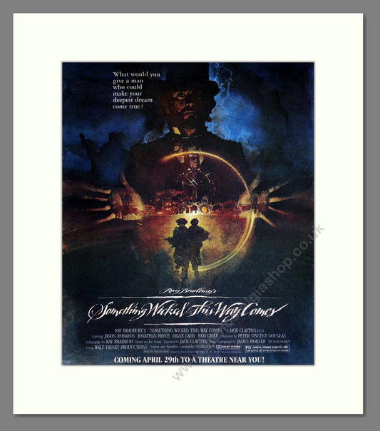 Something Wicked This Way Comes - Ray Bradbury. Vintage Advert 1983 (ref AD302244)