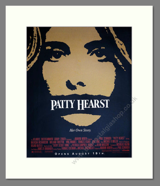 Patty Hearst - Her Own Story. Vintage Advert 1988 (ref AD302249)