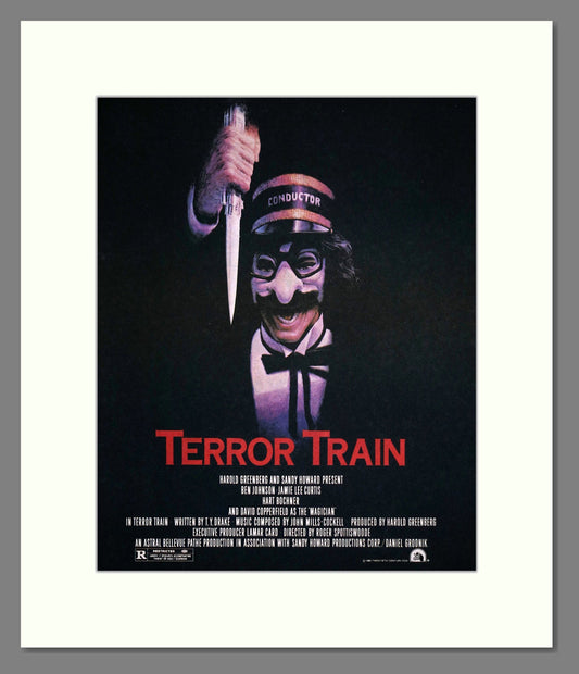 Terror Train - Jamie Lee Curtis. Vintage Advert 1980 (ref AD302281)