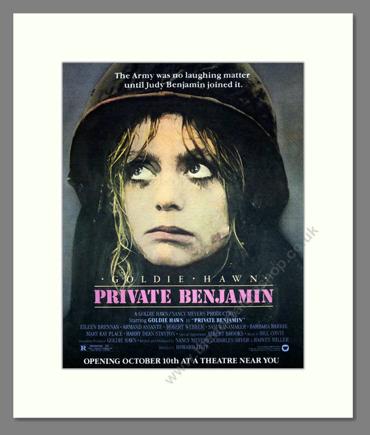 Private Benjamin - Goldie Hawn. Vintage Advert 1980 (ref AD302282)