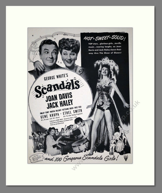 Scandals - Joan Davis. Vintage Advert 1947 (ref AD302287)