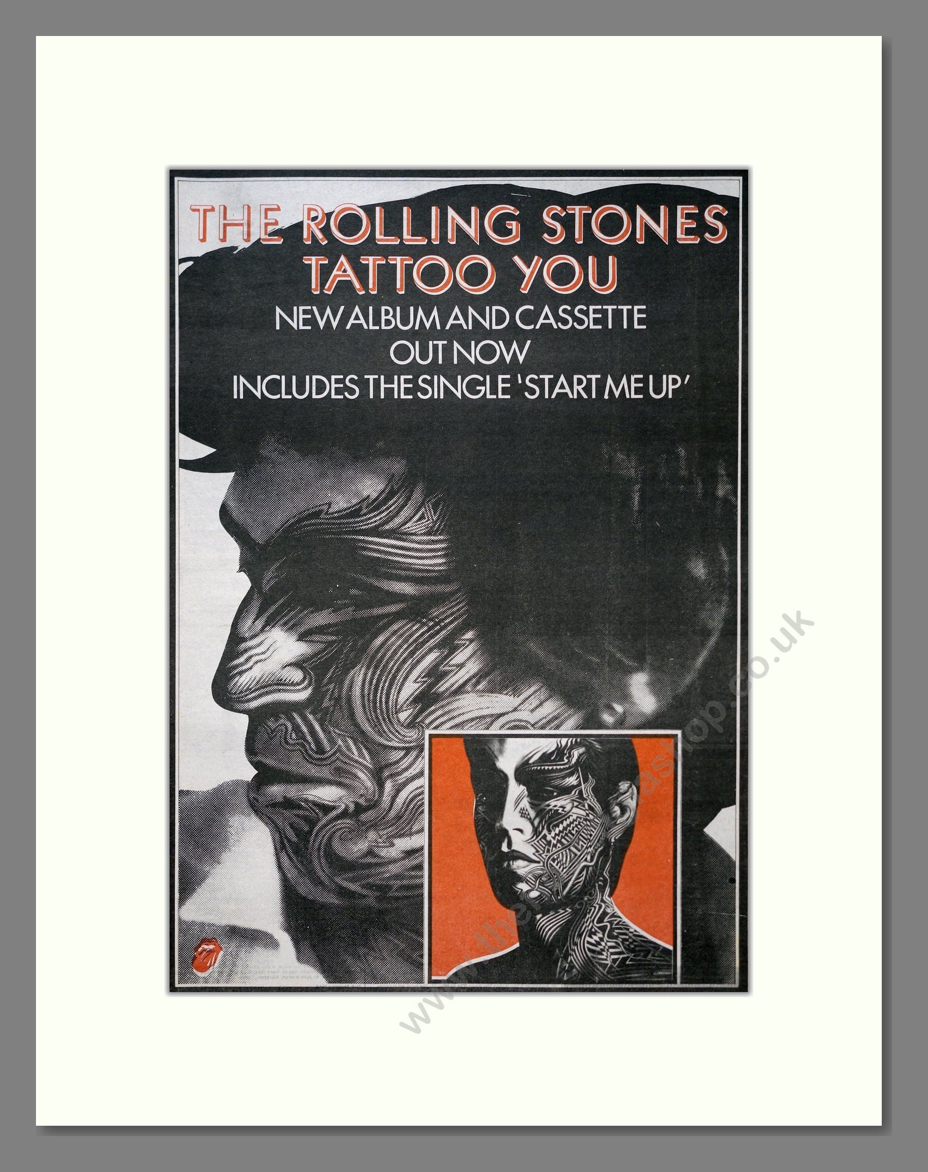 Rolling Stones (The) - Tattoo You. Vintage Advert 1981 (ref AD19579)