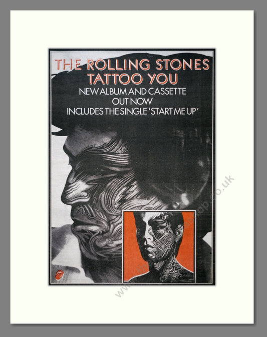 Rolling Stones (The) - Tattoo You. Vintage Advert 1981 (ref AD19579)