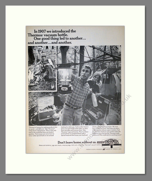 Thermos - Vacuum Flask. Vintage Advert 1968 (ref AD302340)