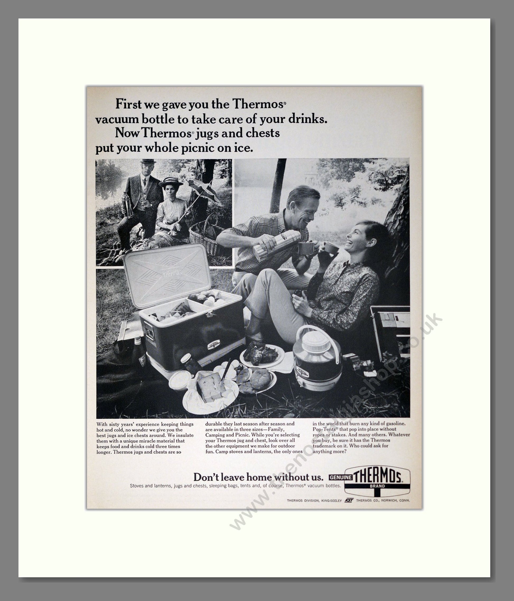 Thermos - Vacuum Flask. Vintage Advert 1968 (ref AD302342)