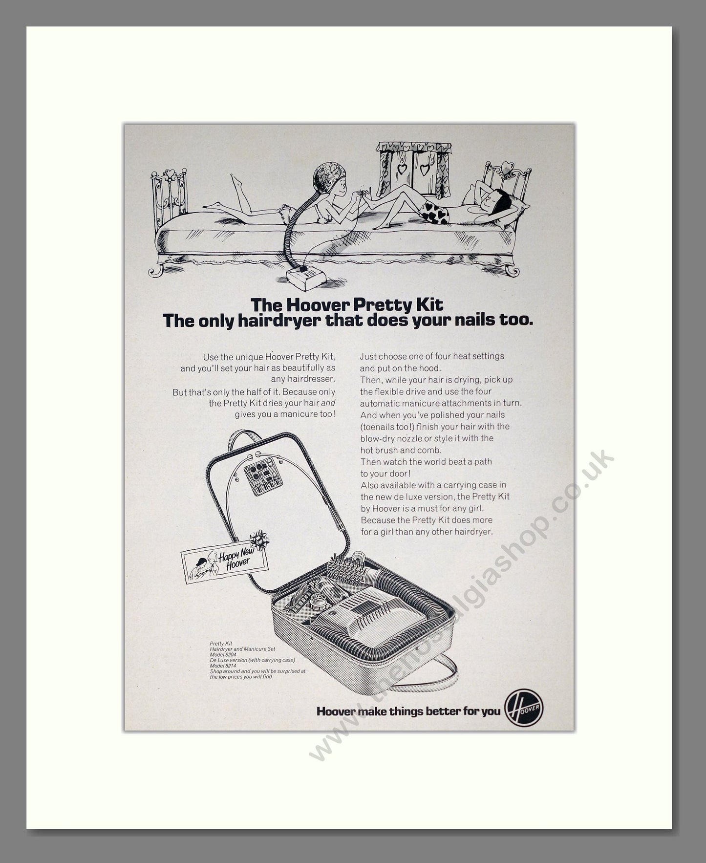 Hoover - Hairdryer. Vintage Advert 1973 (ref AD302398)