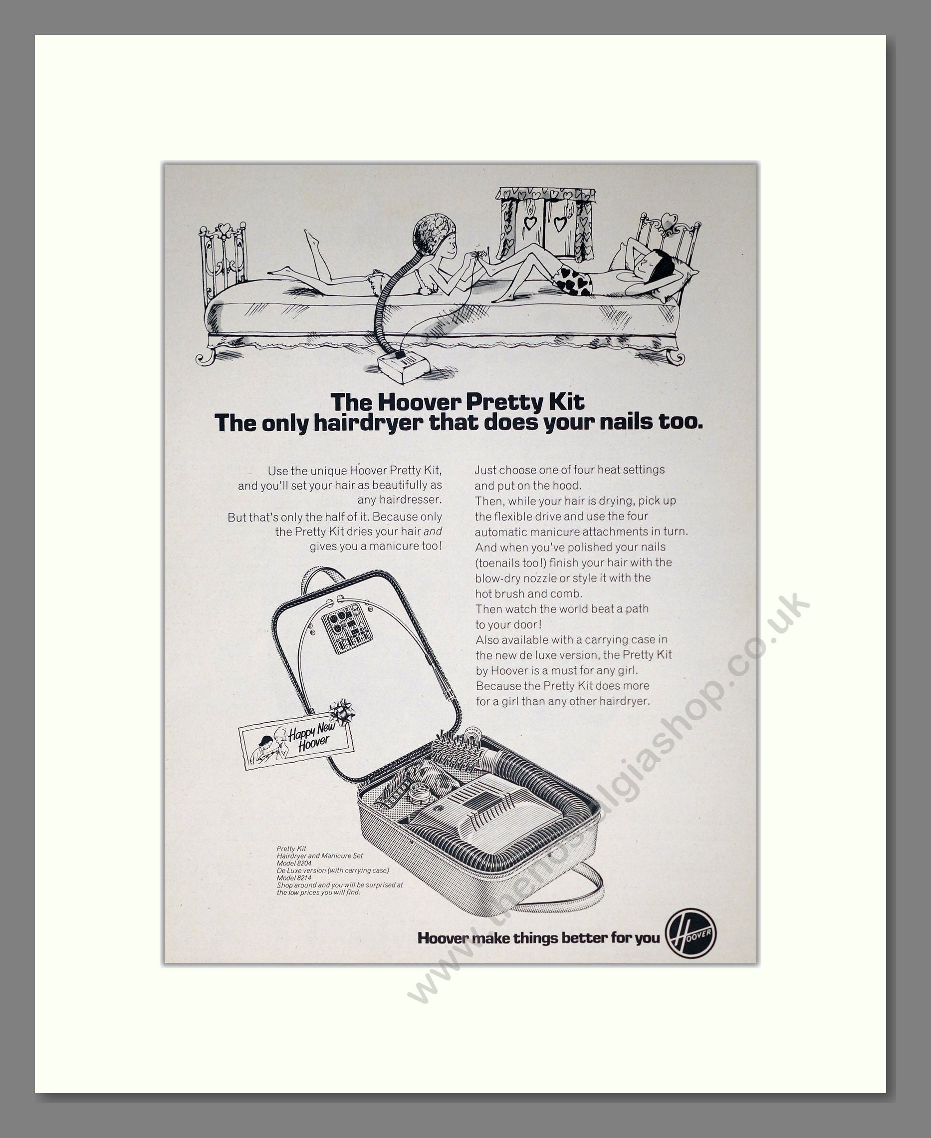 Hoover - Hairdryer. Vintage Advert 1973 (ref AD302398)