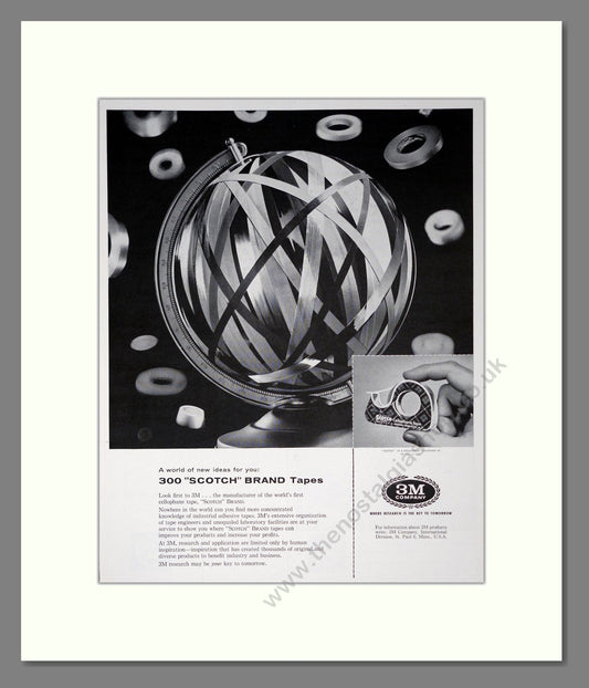 Scotch - Sticky Tape. Vintage Advert 1968 (ref AD302407)