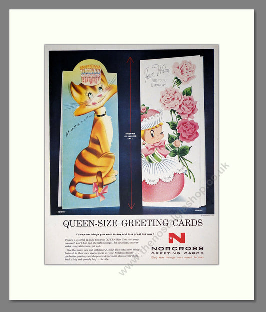 Norcross - Greeting Cards. Vintage Advert 1957 (ref AD302412)