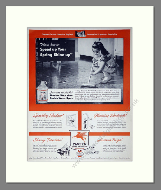 Tavern - Home Cleaning Products. Vintage Advert 1944 (ref AD302423)