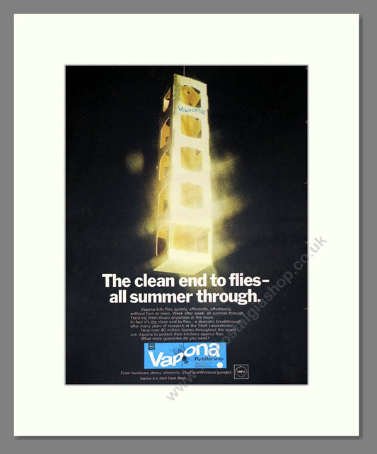 Vapona - Fly Killer. Vintage Advert 1970 (ref AD302440)