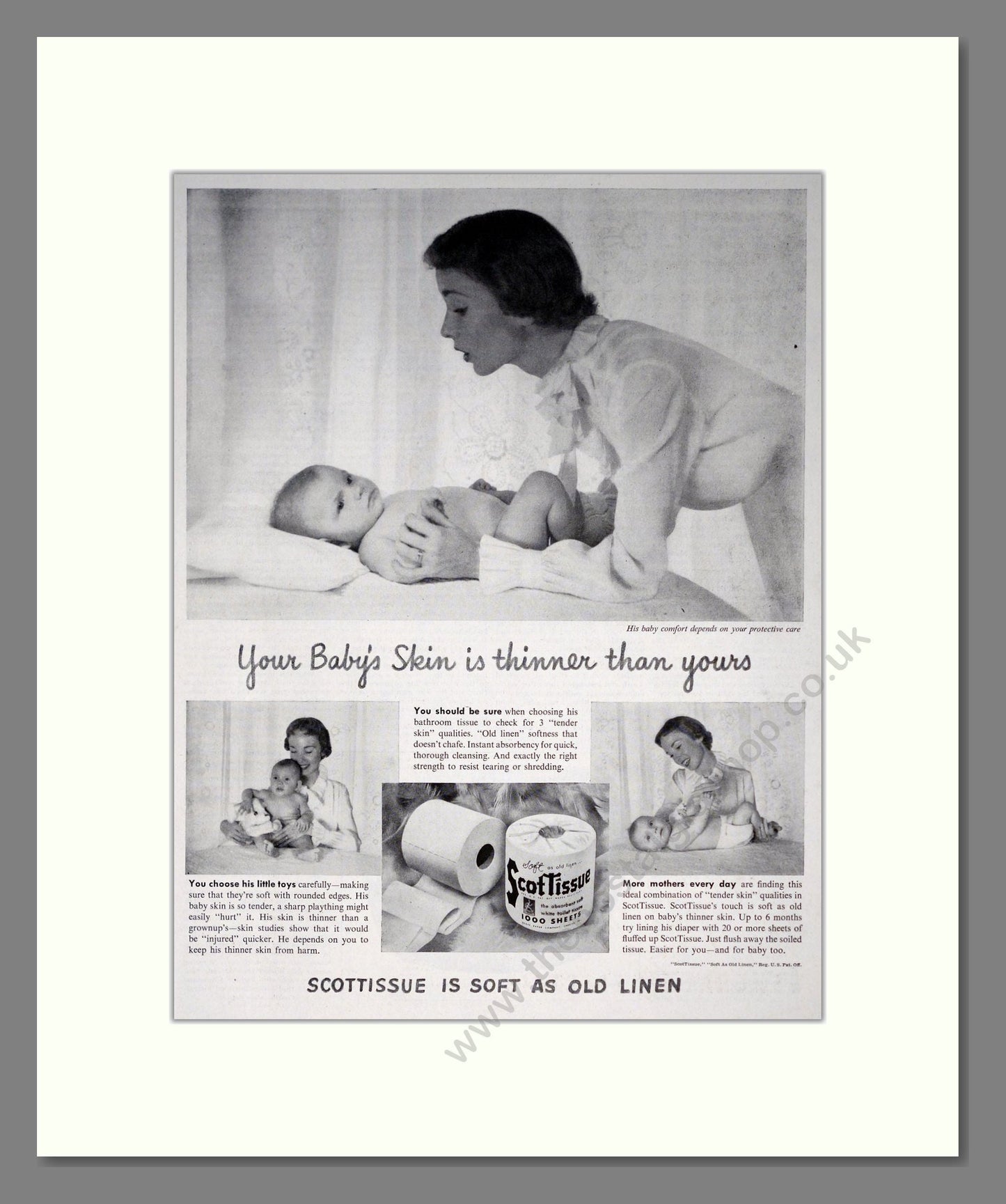 Scottissue - Toilet Tissue. Vintage Advert 1950 (ref AD302887)