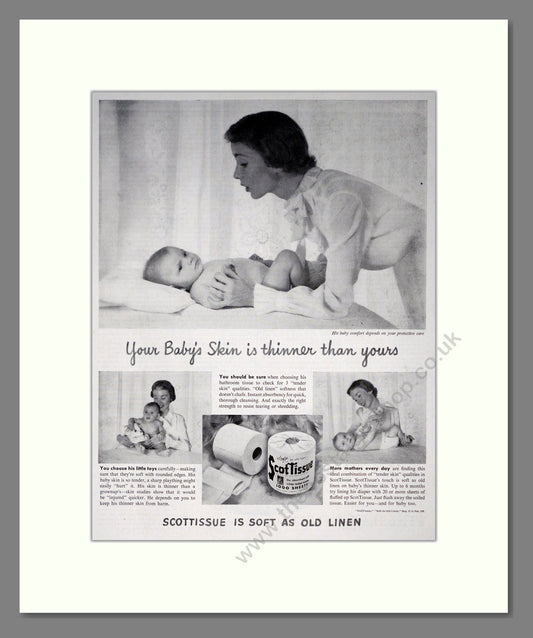 Scottissue - Toilet Tissue. Vintage Advert 1950 (ref AD302887)