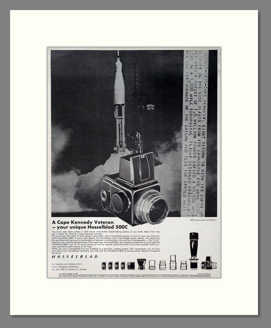 Hasselblad - 500C. Vintage Advert 1968 (ref AD303060)