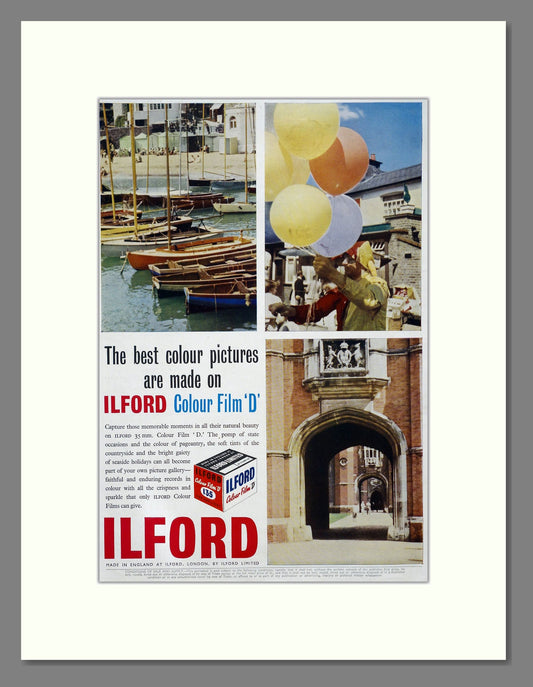 Ilford - Colour Film D. Vintage Advert 1953 (ref AD303083)