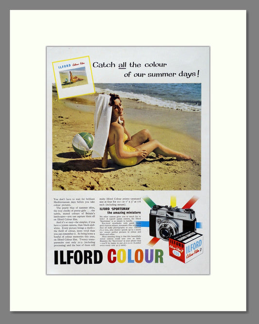 Ilford - Colour Film D. Vintage Advert 1959 (ref AD303087)