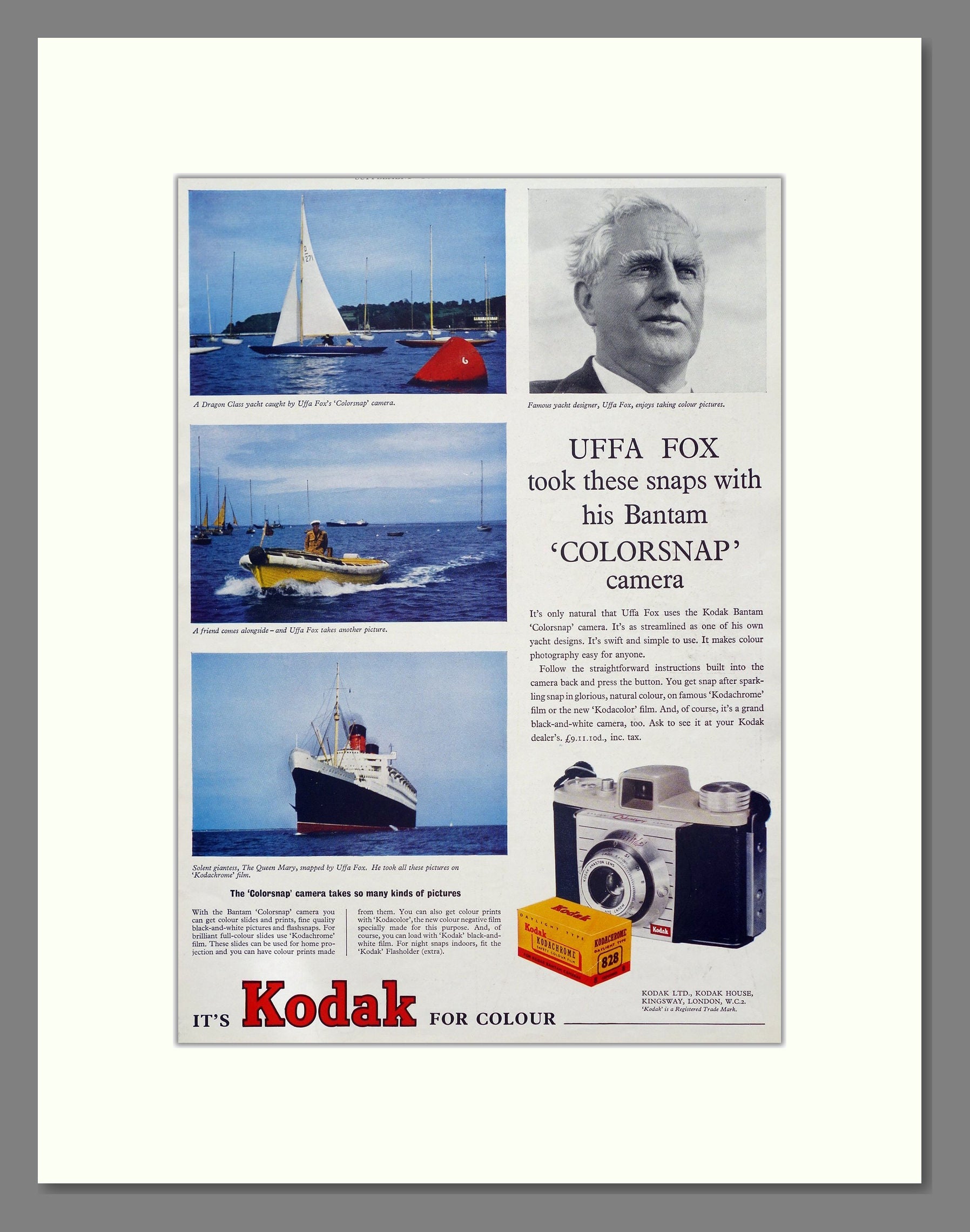 Kodak - Kodachrome. Vintage Advert 1959 (ref AD303089)