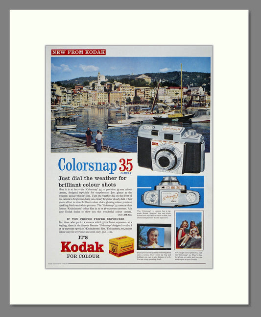 Kodak - Colorsnap. Vintage Advert 1960 (ref AD303094)