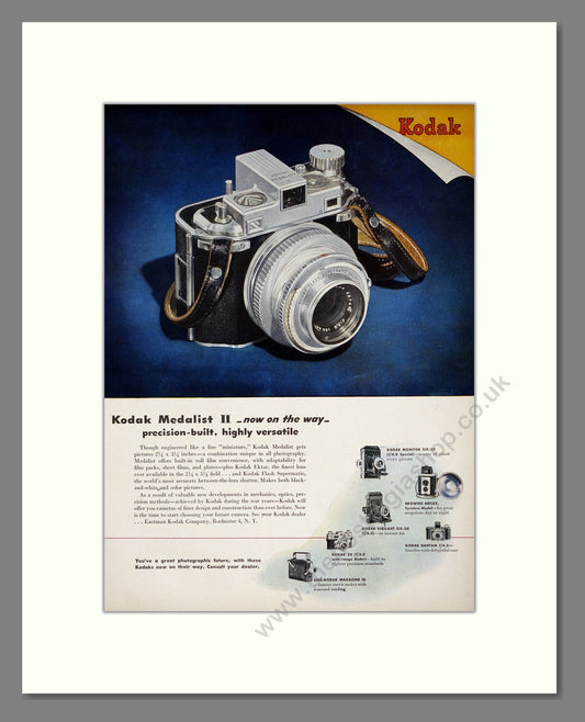 Kodak - Medalist II. Vintage Advert 1946 (ref AD303097)