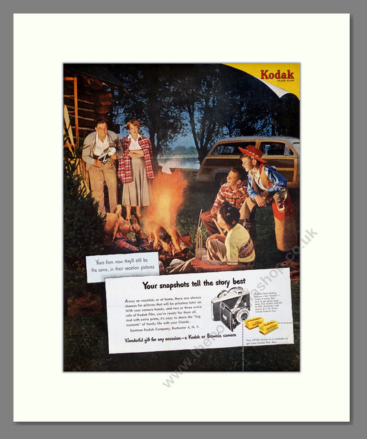 Kodak - Brownie. Vintage Advert 1950 (ref AD303098)