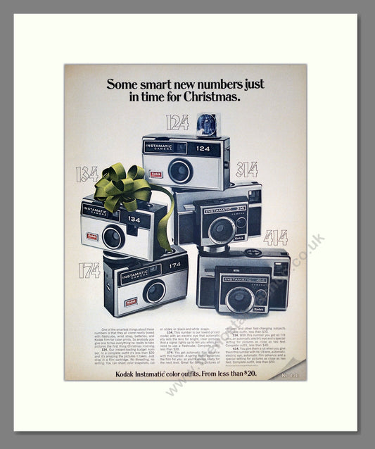 Kodak - Instamatic. Vintage Advert 1968 (ref AD303106)