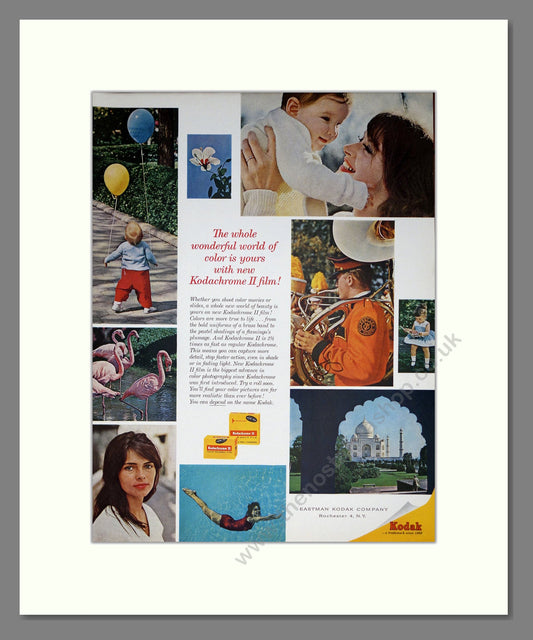 Kodak - Kodachrome II. Vintage Advert 1962 (ref AD303113)