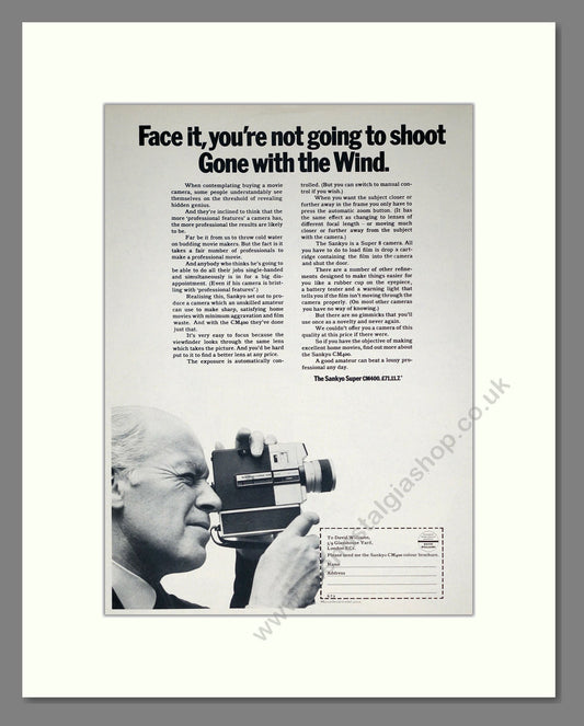 Sankyo - Super CM400. Vintage Advert 1969 (ref AD303123)