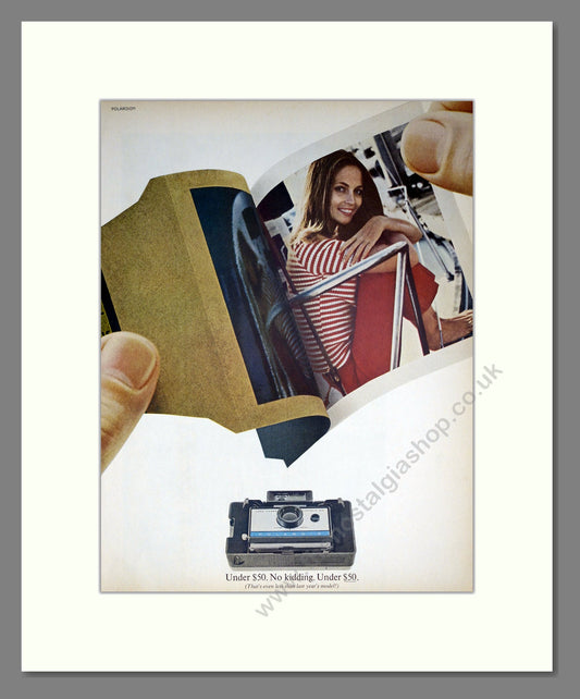 Polaroid - Land Camera. Vintage Advert 1967 (ref AD303143)