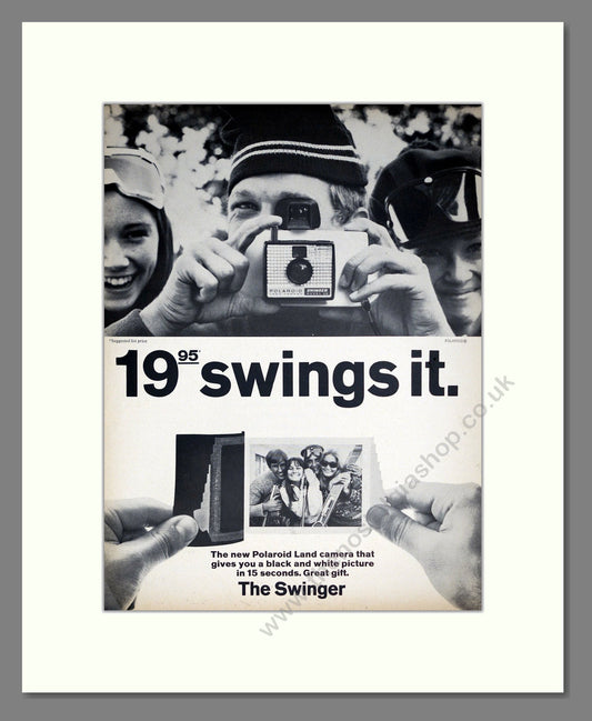 Polaroid - Land Camera. Vintage Advert 1966 (ref AD303146)