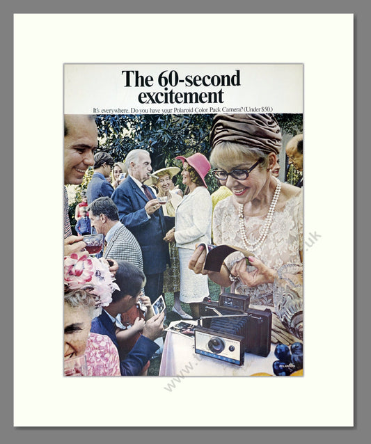 Polaroid - Color Pack Camera. Vintage Advert 1968 (ref AD303148)