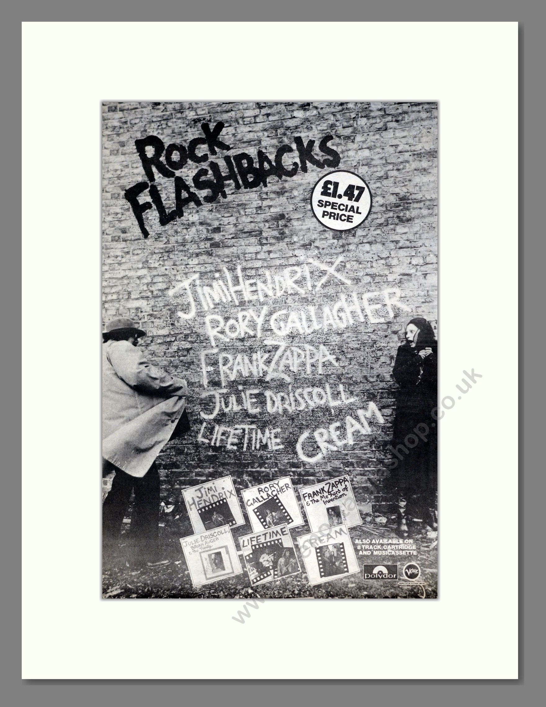 Various Artists - Rock Flashbacks. Vintage Advert 1975 (ref AD19693 ...