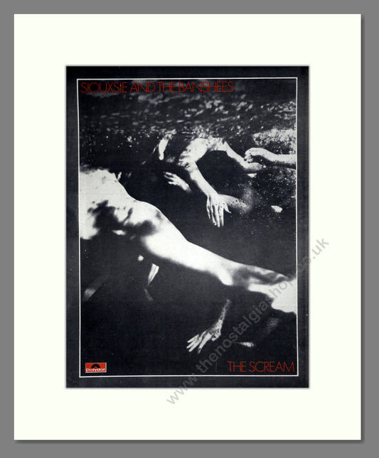 Siouxsie And The Banshees - The Scream. Vintage Advert 1978 (ref AD19726)