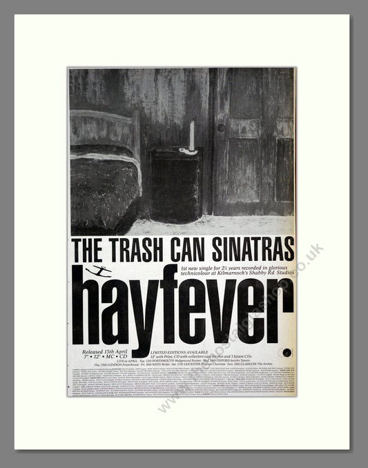 Trash Can Sinatras (The) - Hayfever. Vintage Advert 1993 (ref AD19729)