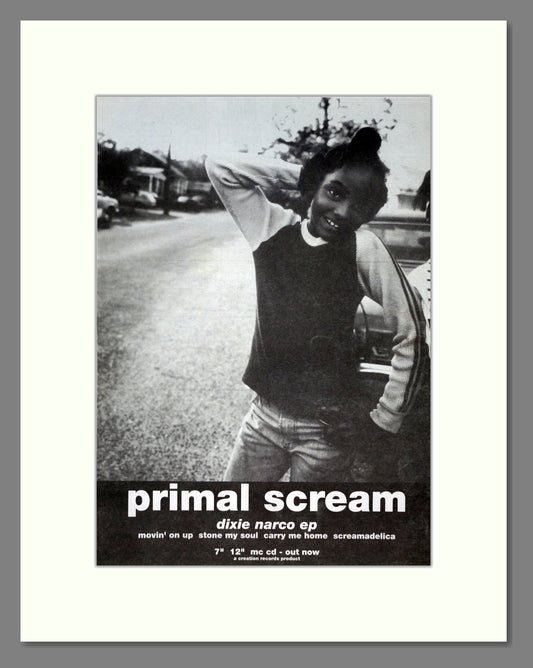 Primal Scream - Dixie Narco. Vintage Advert 1982 (ref AD19795)