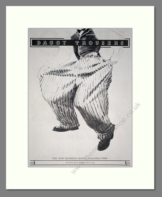 Madness - Baggy Trousers. Vintage Advert 1980 (ref AD19859)