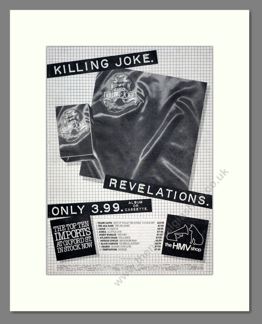 Killing Joke - Revelations. Vintage Advert 1982 (ref AD19988)