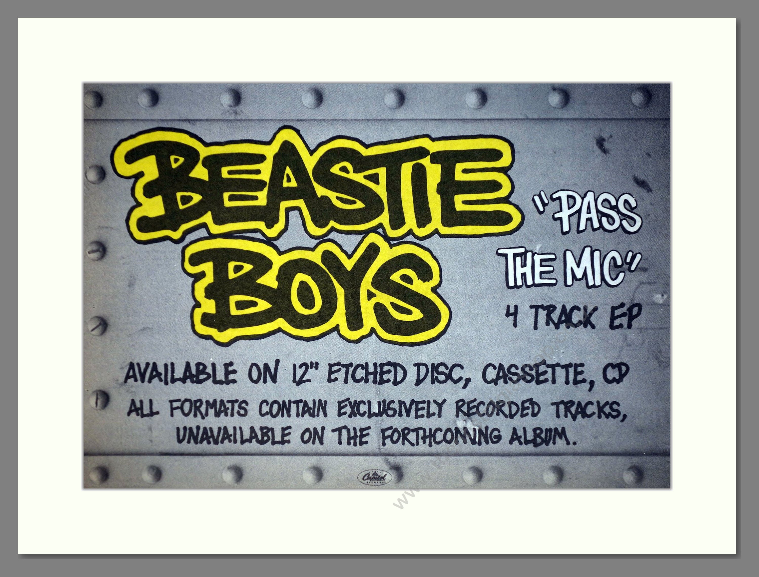 Beastie Boys - Pass The Mic (シールド)