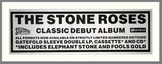 Stone Roses (The) - Debut Album. Vintage Advert 1991 (ref AD400171)