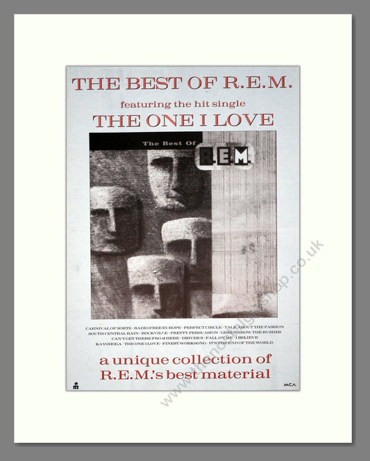 REM - Best Of. Vintage Advert 1991 (ref AD20051)