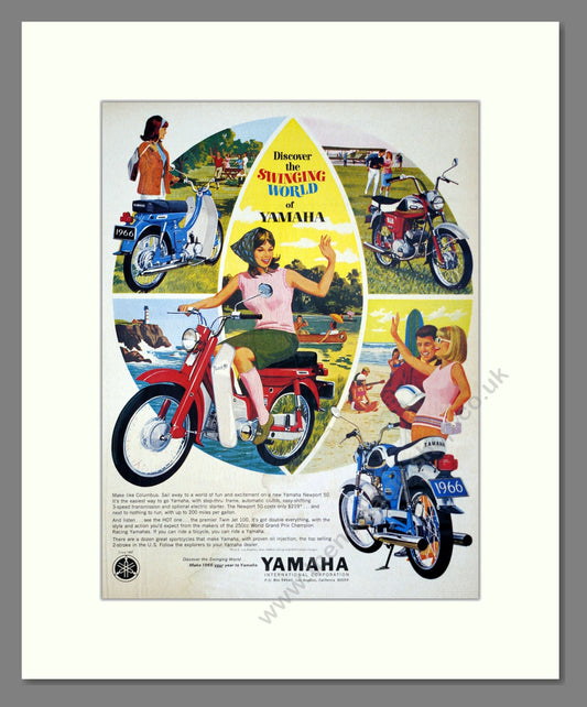 Yamaha - The Swinging World Of Yamaha. Vintage Advert 1966 (ref AD303377)