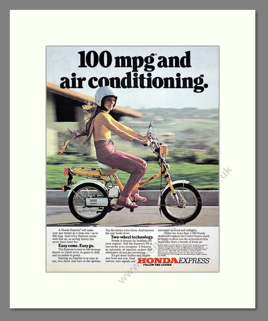 Honda - Express. Vintage Advert 1980 (ref AD303389)