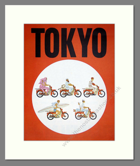 Honda - Tokyo 1964 Motorcycles (Double Advert). Vintage Advert 1964 (ref AD303410)