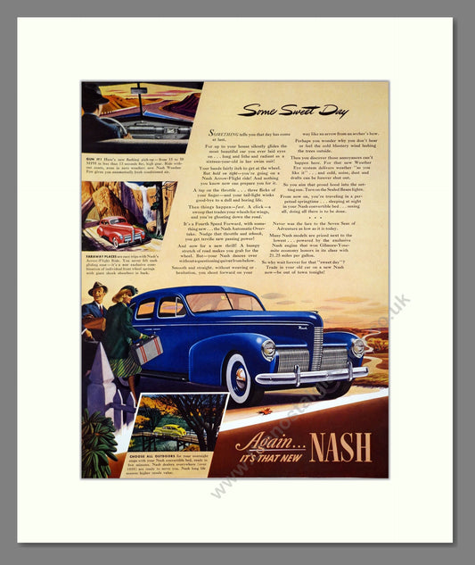 Nash - Some Sweet Day. Vintage Advert 1939 (ref AD303297)