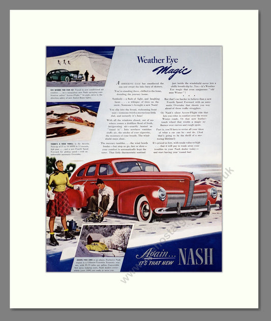 Nash - Weather Eye Magic. Vintage Advert 1939 (ref AD303300)