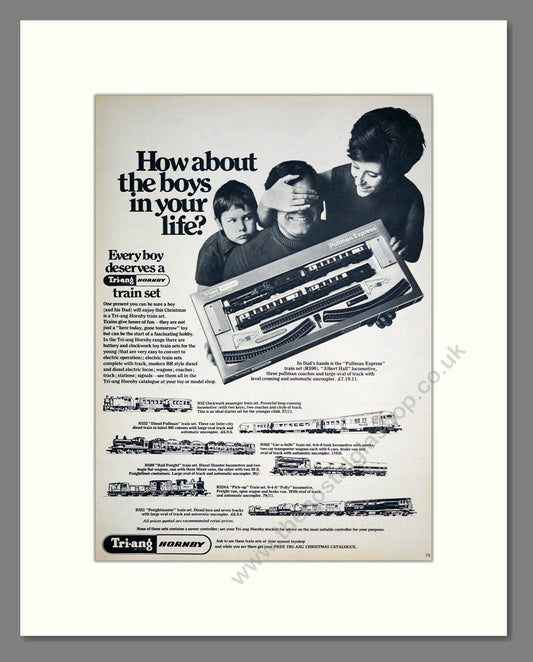 Tri-ang - Train Set. Vintage Advert 1969 (ref AD303248)