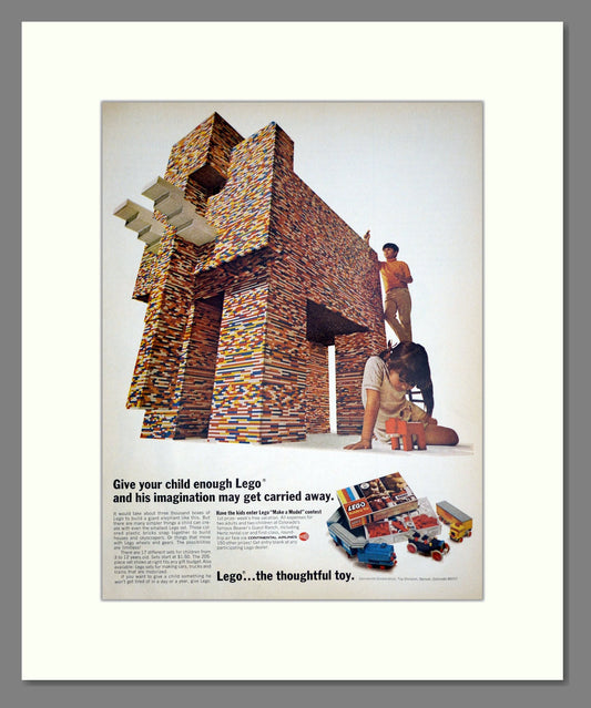 Lego - The Thoughtful Toy. Vintage Advert 1968 (ref AD303249)
